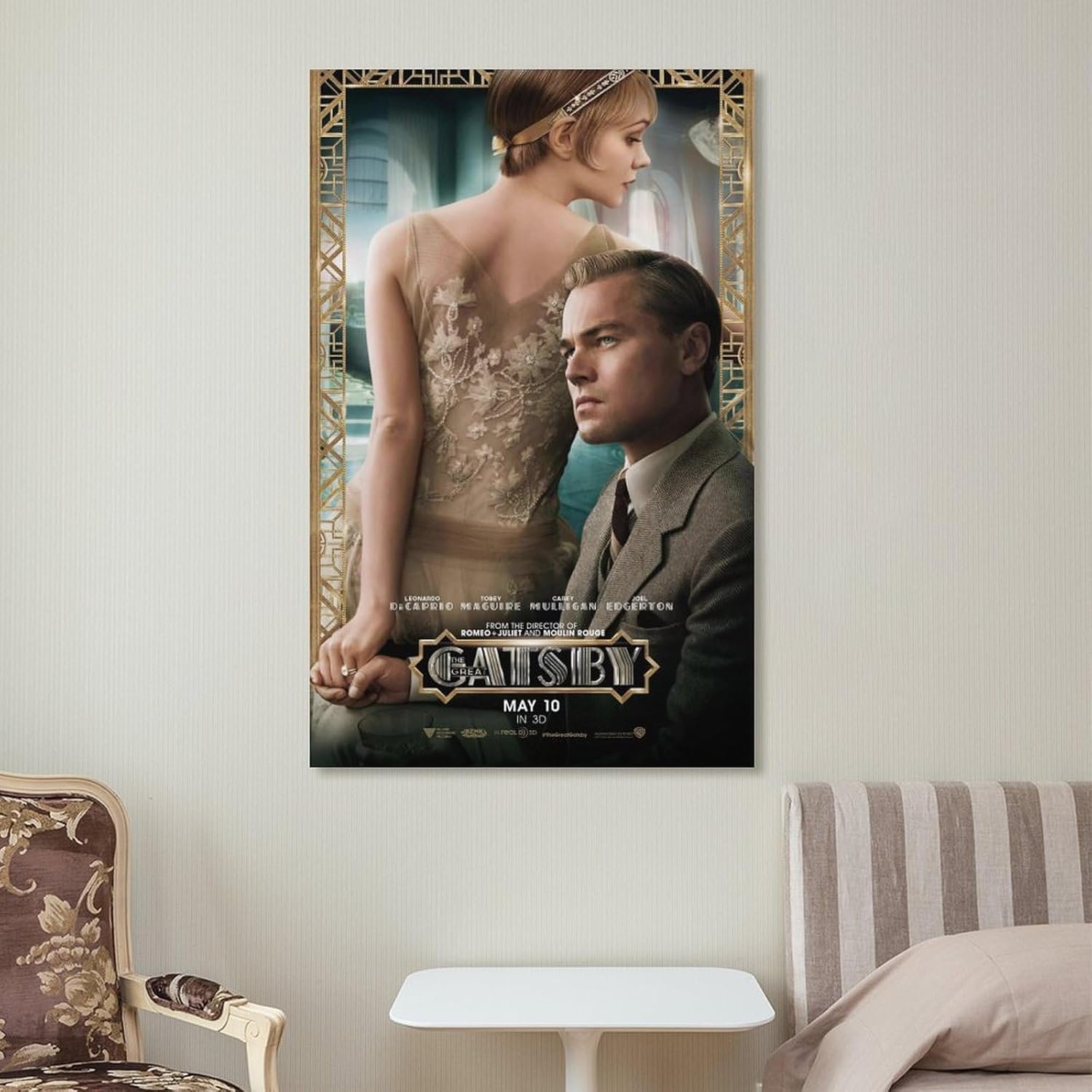Room Posters The Great Gatsby Movie Posters Cool Artwork Wall Art Home Decor Posters Gift Ideas Prints Poster Decorative Painting Canvas Wall Art Living Room Posters Bedroom...