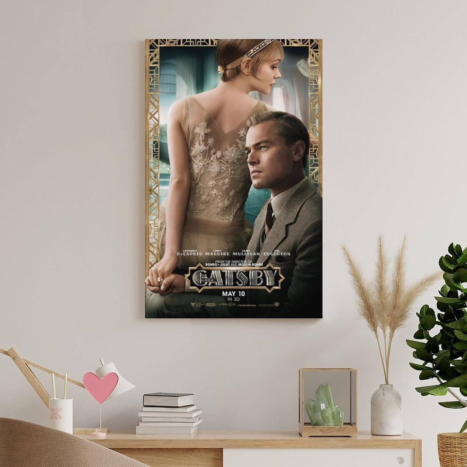 Room Posters The Great Gatsby Movie Posters Cool Artwork Wall Art Home Decor Posters Gift Ideas Prints Poster Decorative Painting Canvas Wall Art Living Room Posters Bedroom...