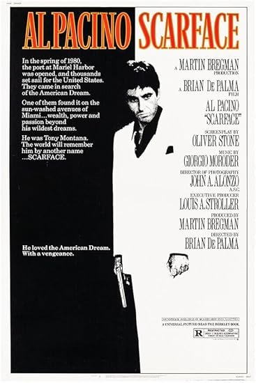 Scarface - Al Pacino - US Version #1 - Vintage Classic Movie Poster-8 x 12 Inches