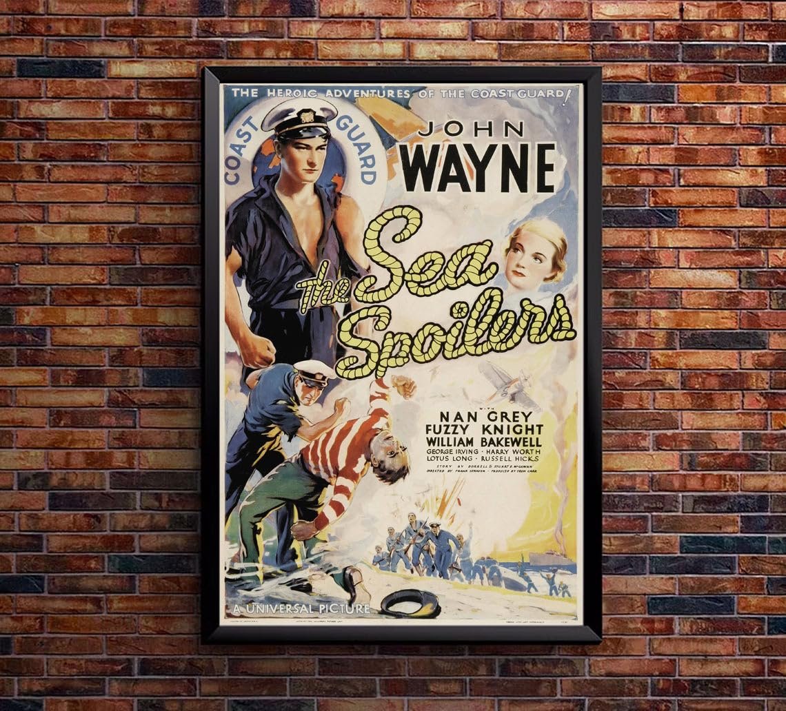 Sea Spoilers - 1936 - Movie Poster - John Wayne-24 x 36 Inches