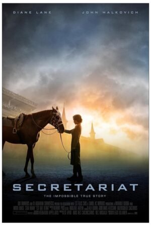 Secretariat - 2010 - Vintage Movie Poster-24 x 36 Inches (Black - Framed)