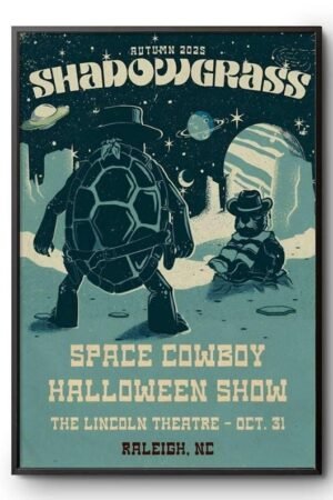 Shadowgrass Space Cowboy Halloween Show Raleigh NC Oct 31 2025 Poster