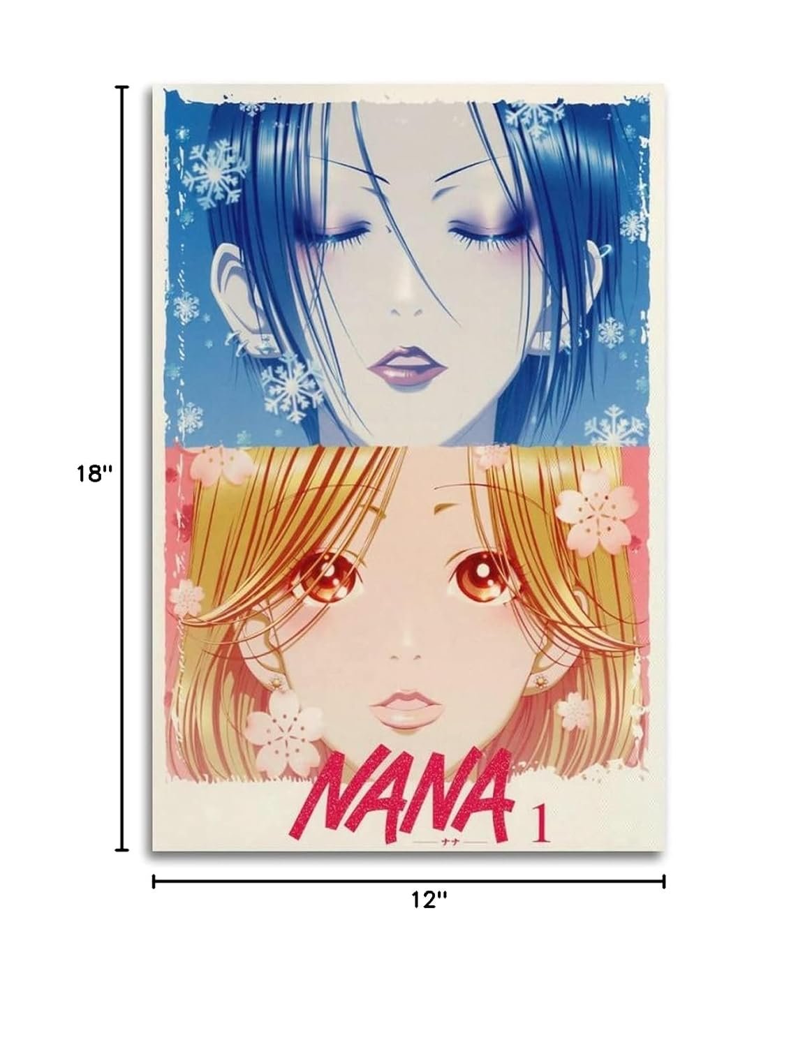 SHAHU Anime Nana Poster for Bedroom Aesthetic Wall Decor Canvas Wall Art Gift 12x18inch(30x45cm)