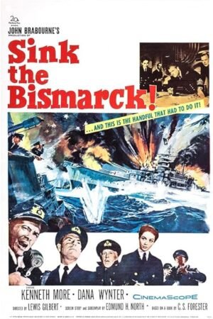 Sink The Bismarck! - 1960 - Vintage Movie Poster-8 x 12 Inches (US/CAN only)