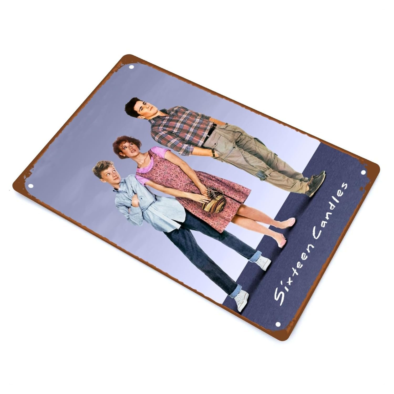 Sixteen Candles 1984 Movies Man Cave Decor Comedy Romance Films Casual Metal Wall Tin Sign Retro Gift Vintage Romantic Comedy Movies Decorations 8"x12"