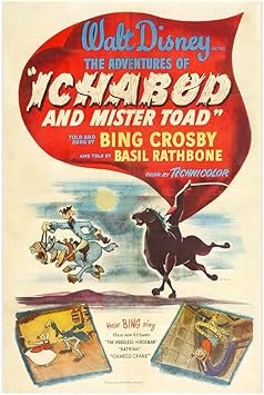 Sleepy Hollow - Ichabod Crane - Mr. Toad - 1949 - Disney Cartoon - Movie Poster-8 x 12 Inches (US/CAN Only)