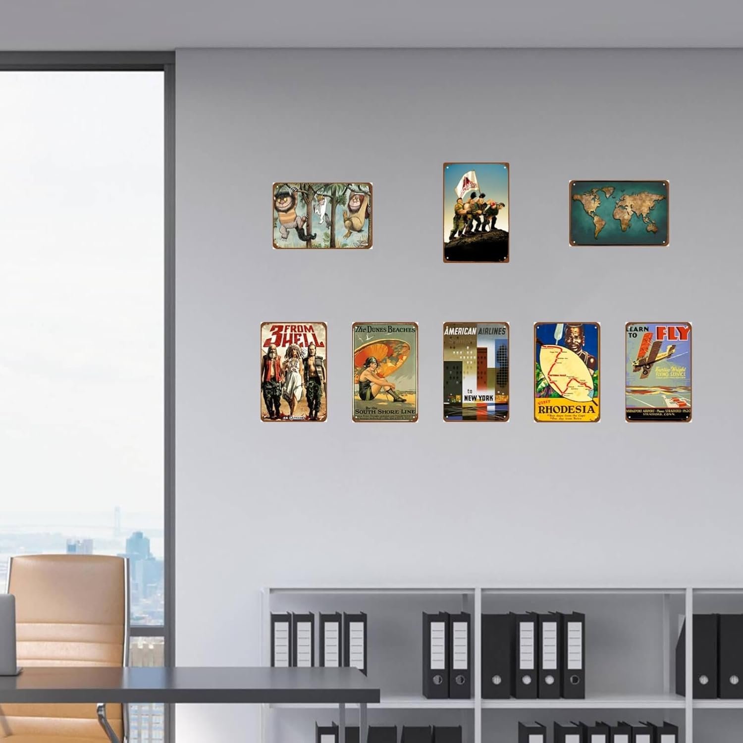 Small Soldiers Movie Man Cave Decor Combat Toy Soldiers Movie Metal Wall Tin Sign Retro Gift Vintage Action Fantasy Movies Decorations 8"x12"