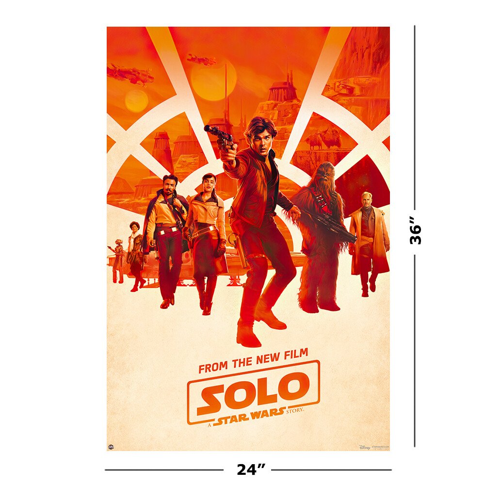 Solo: A Star Wars Story - Movie Poster / Print (Regular Style) (Size: 24 X 36")