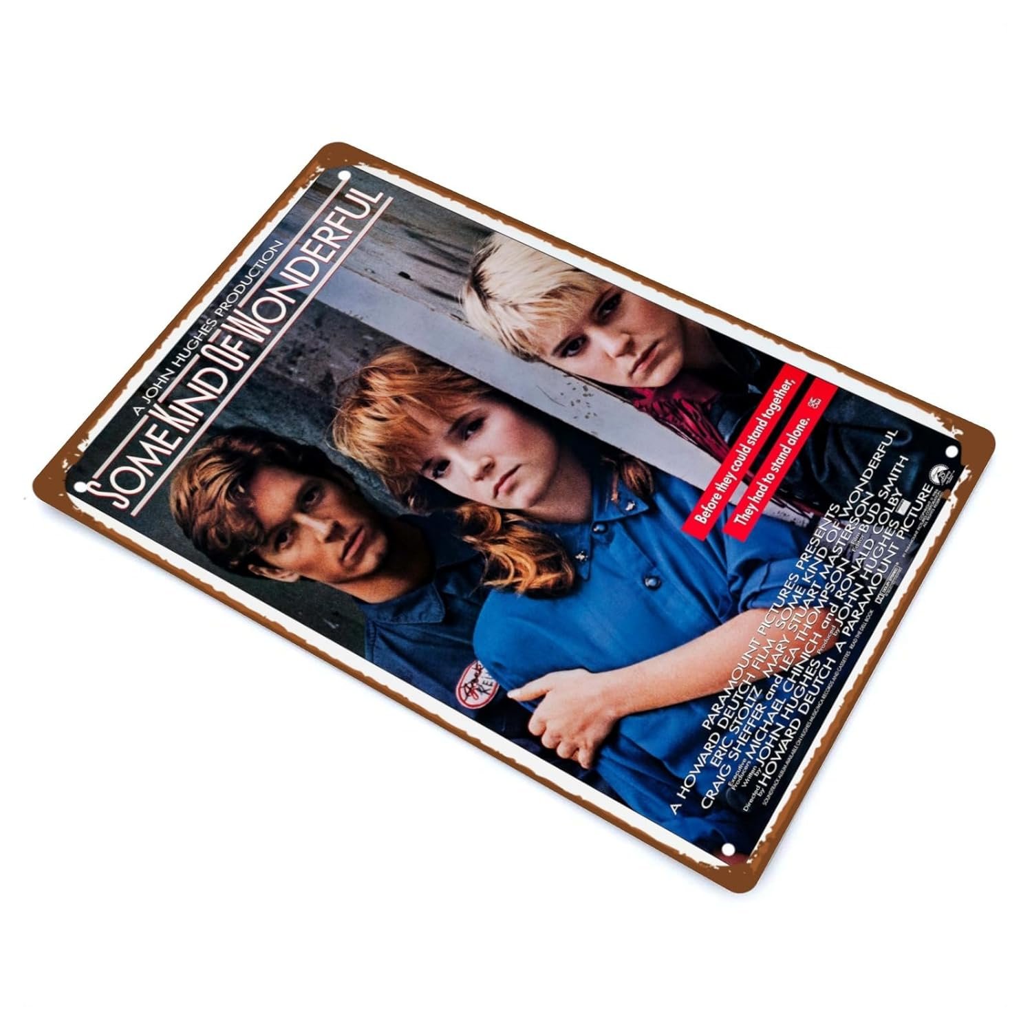 Some Kind Of Wonderful Metal Wall Tin Sign Retro Film Poster Rustic Retro Gift Man Cave Decor Vintage Decorations Classic Film Poster 8"x12"