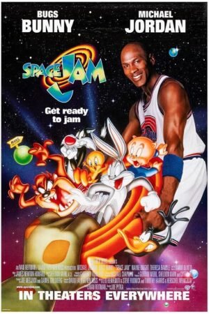 Space Jam - Warner Bros - Movie Poster - 1996 - US Release Teaser-24 x 36 Inches