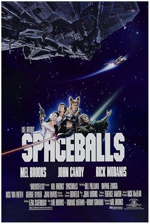 Spaceballs - Mel Brooks - 1987 - Vintage Movie Poster-24 x 36 Inches
