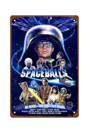 Spaceballs Posterwall art Metal Wall Tin Sign Movie Poster room decor Retro Gift Man Cave Decor Vintage Decorations 8"x12"