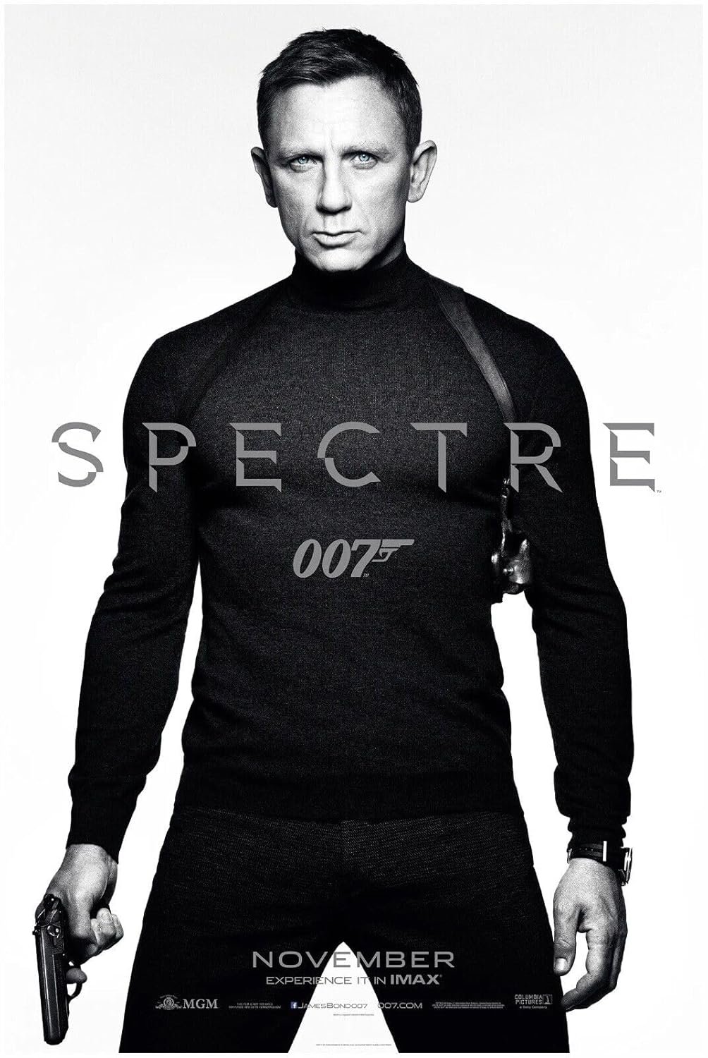 Spectre - Movie Poster - Daniel Craig - US Teaser-24 x 36 Inches (US)