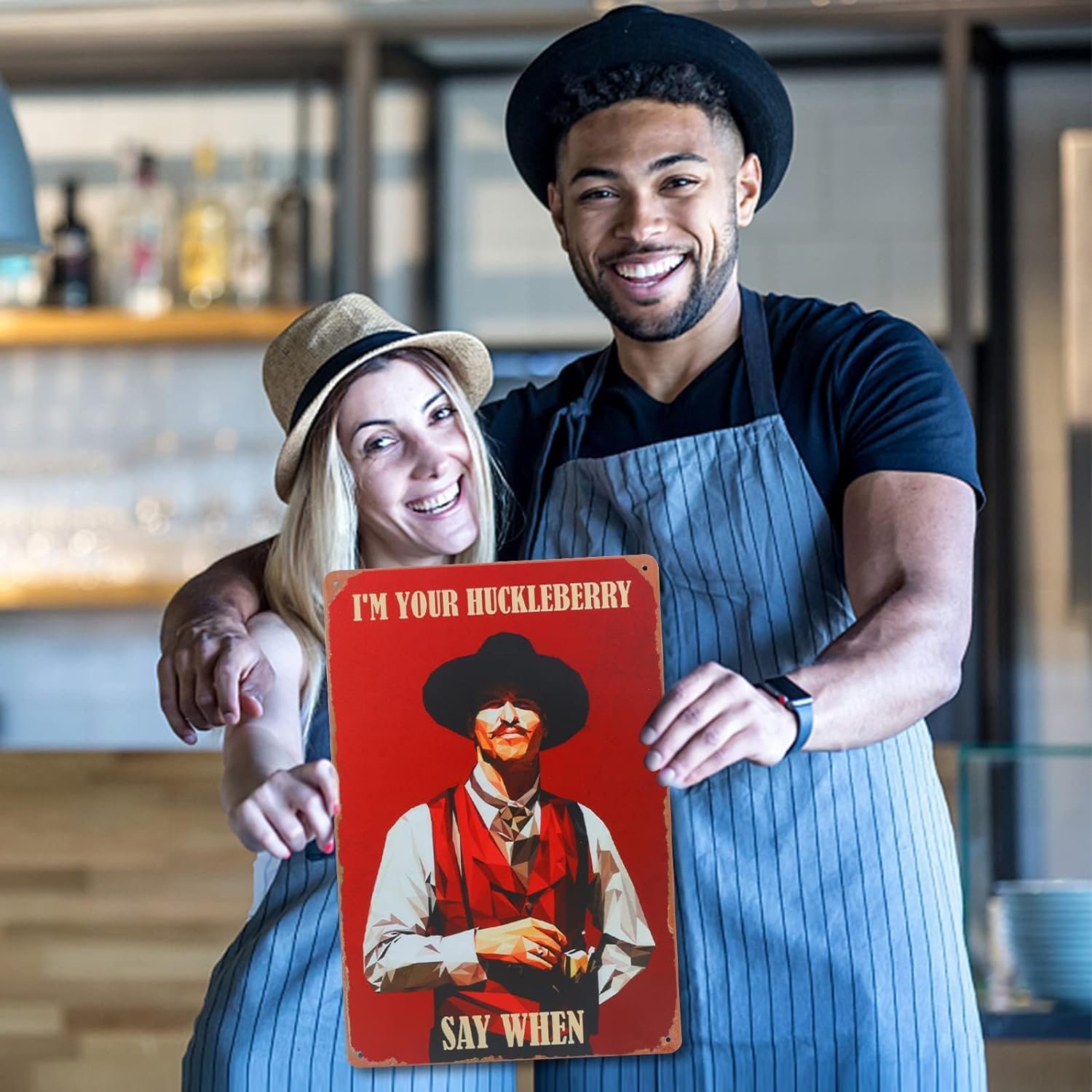 Squirrel Feeding Area Watch Your Nuts,Outdoor Home Wall Decoration Size 8x12 inch