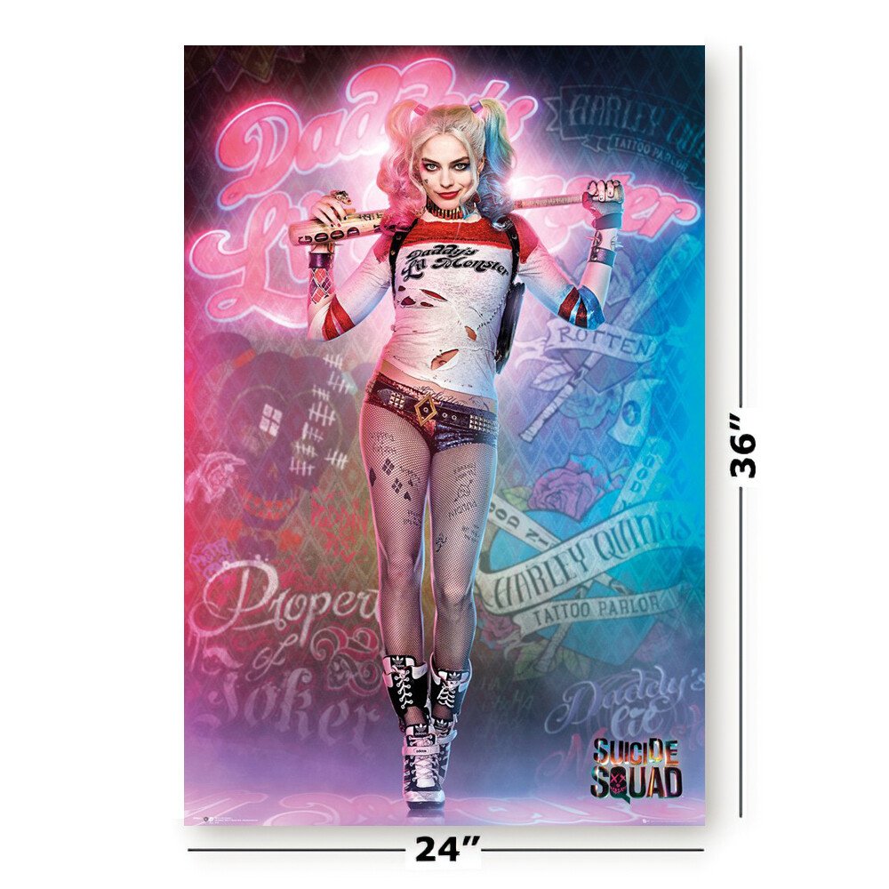 Suicide Squad - Movie Poster / Print (Harley Quinn - Baseball Bat)