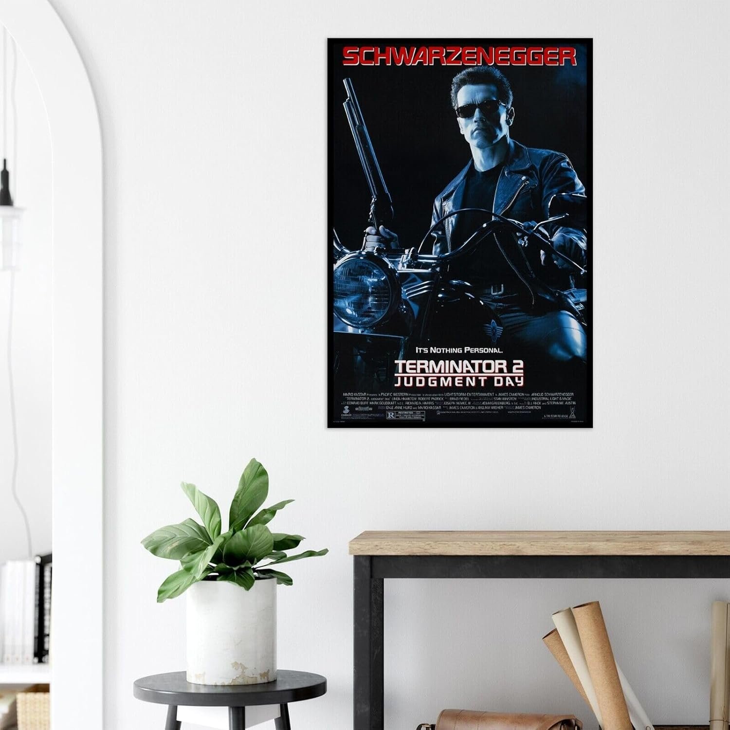 T2 - Judgement Day - Movie Poster - Arnold Schwarzenegger - US Version-24 x 36 Inches