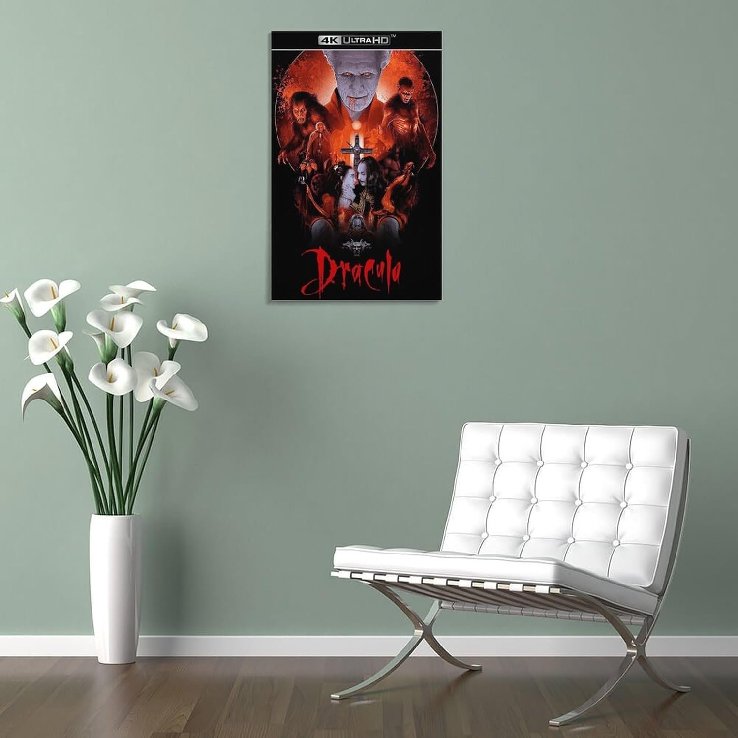 tendayougo Horror Poster Bram Stokers Dracula Poster Poster Decorative Painting Canvas Wall Art Living Room Posters Bedroom Painting 20x30inch(50x75cm)