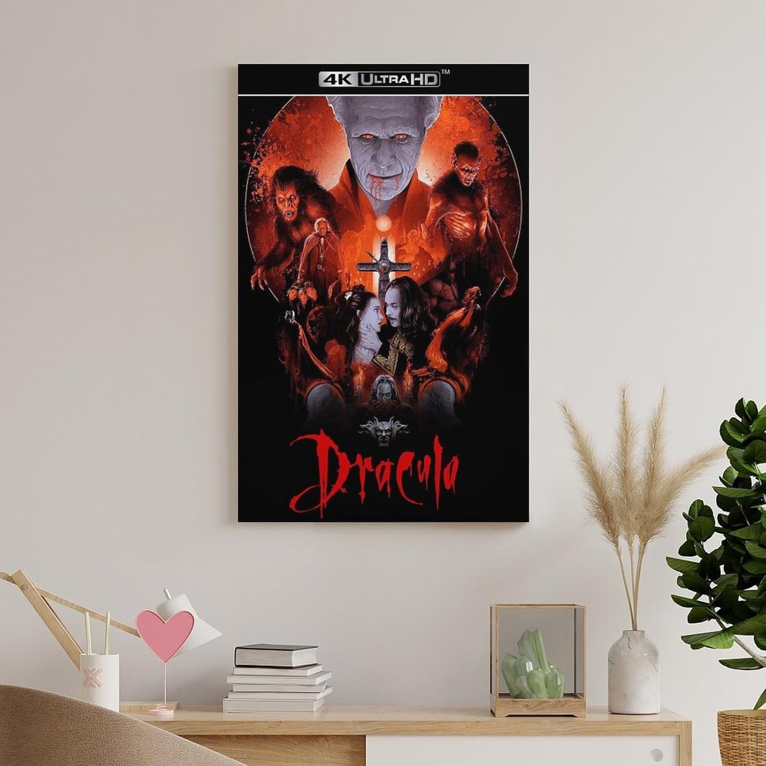 tendayougo Horror Poster Bram Stokers Dracula Poster Poster Decorative Painting Canvas Wall Art Living Room Posters Bedroom Painting 20x30inch(50x75cm)