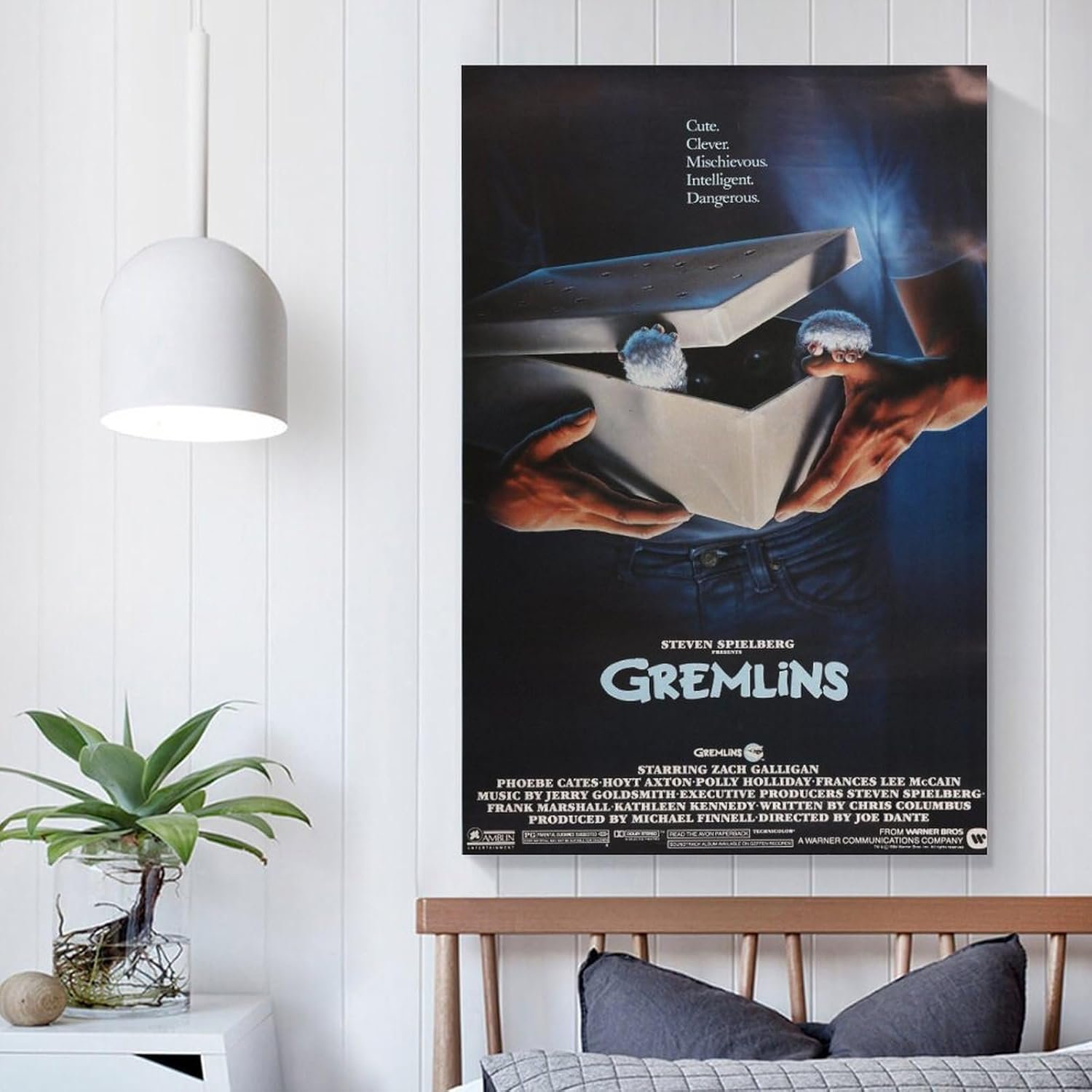 tendayougo Paintings for Wall Decorations Gremlins Cool Posters Poster Decorative Painting Canvas Wall Art Living Room Posters Bedroom Painting 12x18inch(30x45cm)