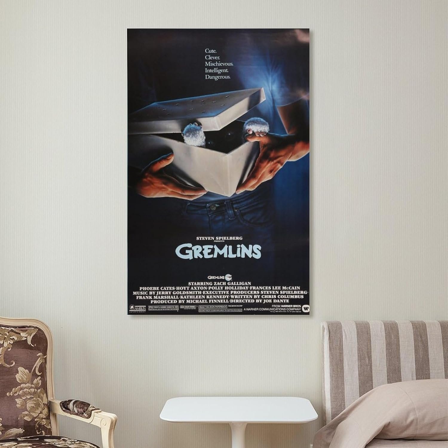 tendayougo Paintings for Wall Decorations Gremlins Cool Posters Poster Decorative Painting Canvas Wall Art Living Room Posters Bedroom Painting 12x18inch(30x45cm)