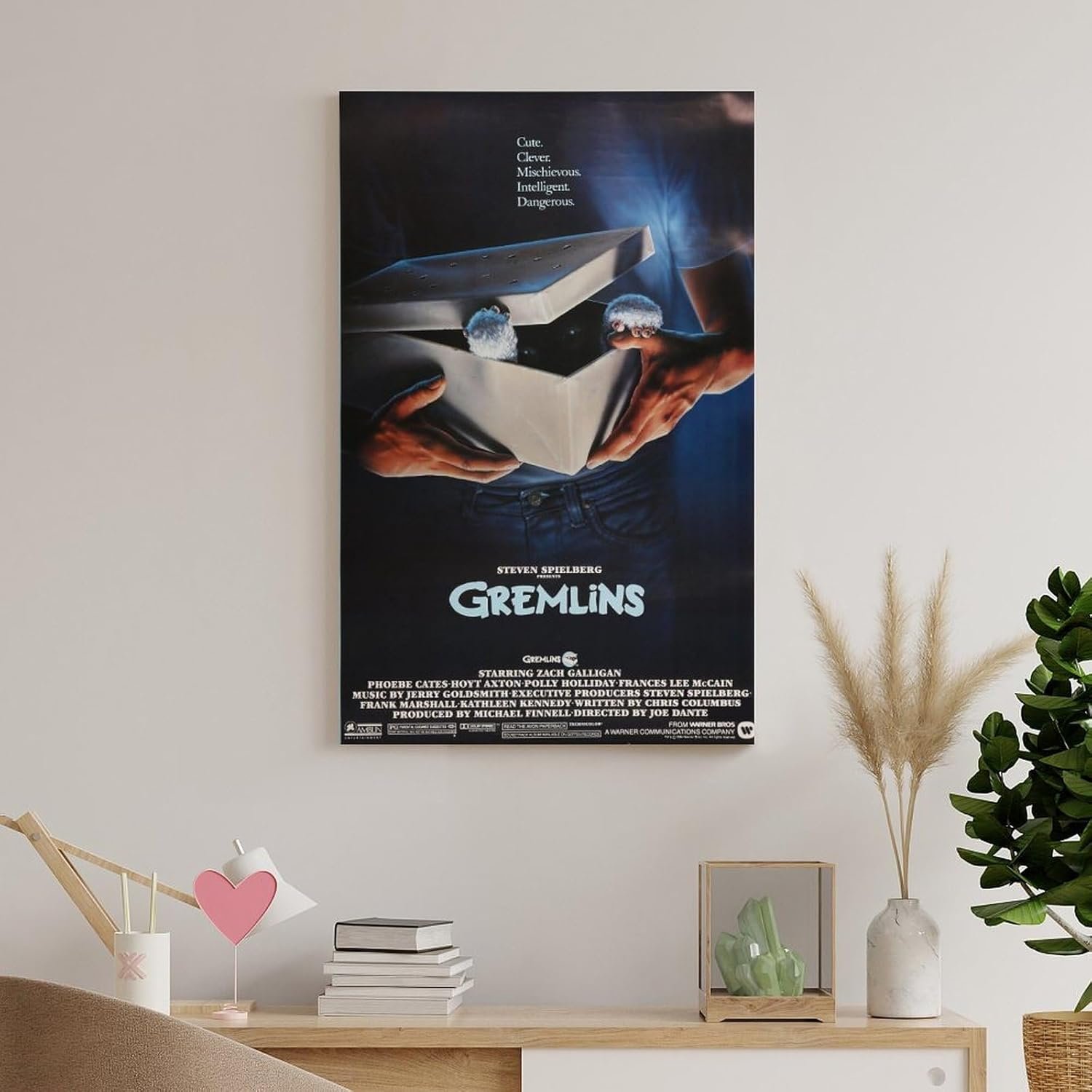 tendayougo Paintings for Wall Decorations Gremlins Cool Posters Poster Decorative Painting Canvas Wall Art Living Room Posters Bedroom Painting 12x18inch(30x45cm)