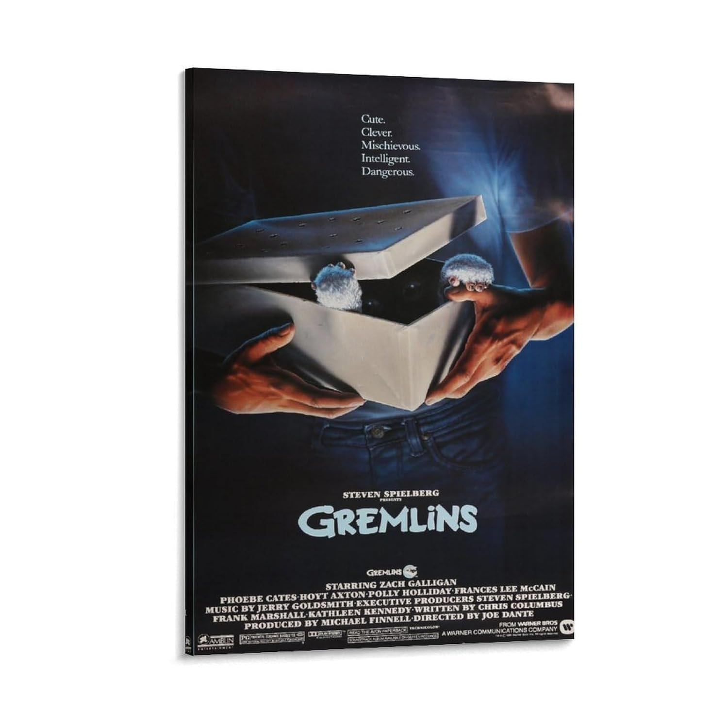 tendayougo Paintings for Wall Decorations Gremlins Cool Posters Poster Decorative Painting Canvas Wall Art Living Room Posters Bedroom Painting 12x18inch(30x45cm)