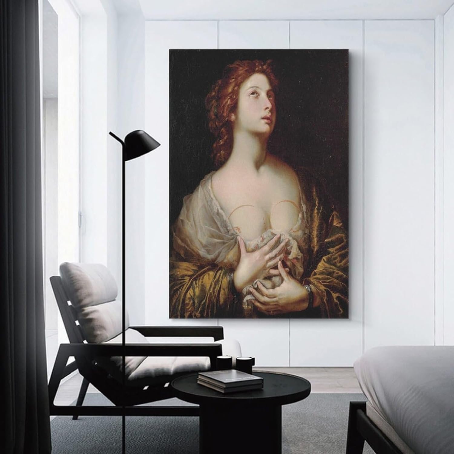 tendayougo Saint Agatha by Andrea Vaccaro Prints Poster Decorative Painting Canvas Wall Art Living Room Posters Bedroom Painting 12x18inch(30x45cm)