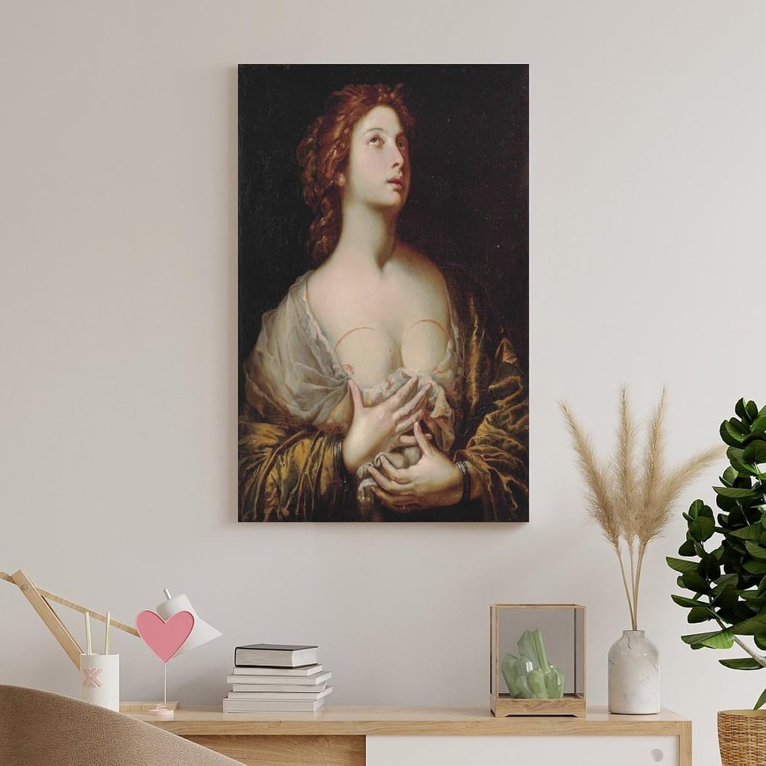 tendayougo Saint Agatha by Andrea Vaccaro Prints Poster Decorative Painting Canvas Wall Art Living Room Posters Bedroom Painting 12x18inch(30x45cm)