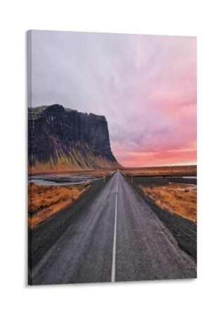 tendayougo Wall Posters Highway Mountain Landscape Poster Poster Decorative Painting Canvas Wall Art Living Room Posters Bedroom Painting 24x36inch(60x90cm)