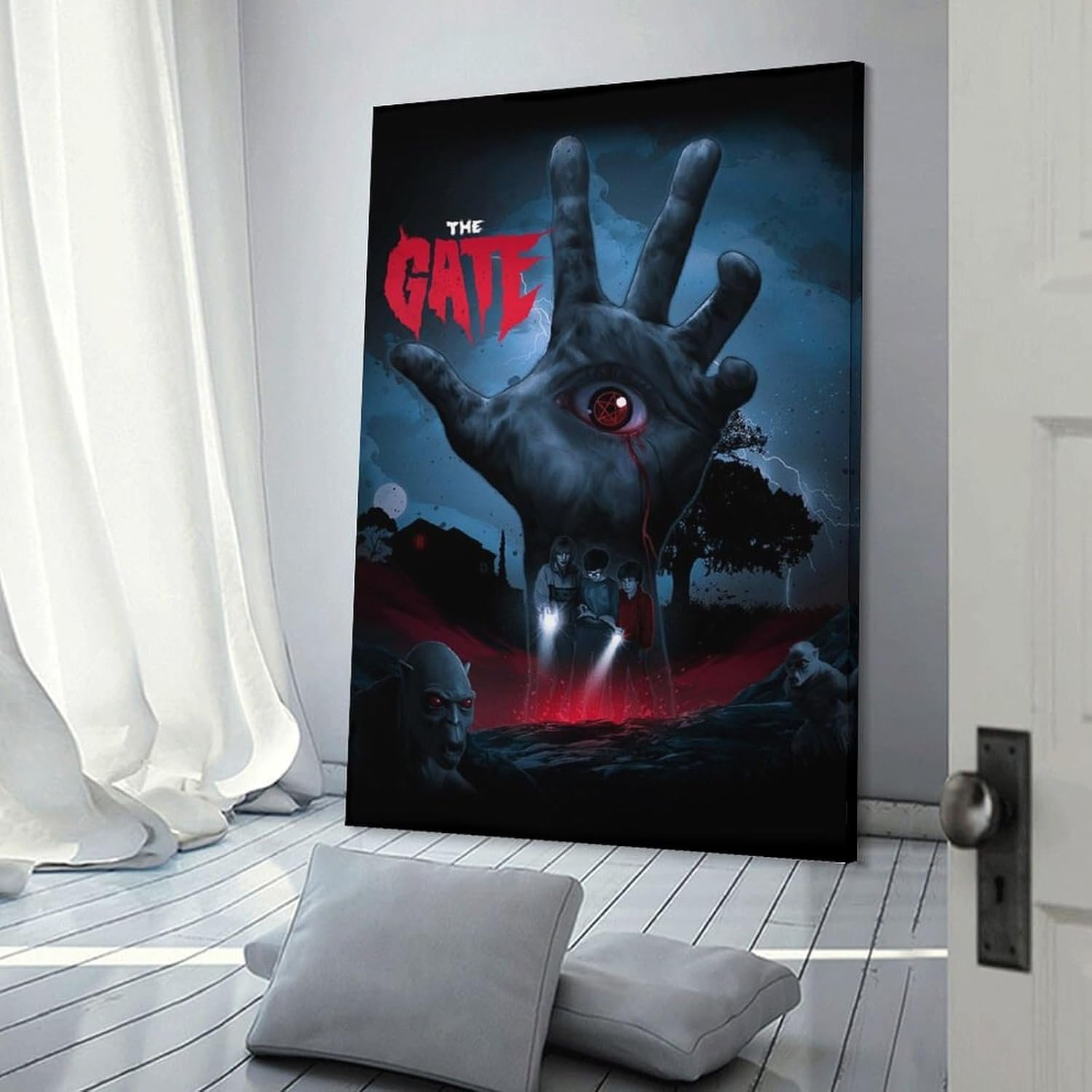 tendayougo Wall Posters The Gate Horror Movie Posterss Canvas Art Poster And Wall Art Picture Print Modern Family Bedroom Decor Posters 20x30inch(50x75cm)