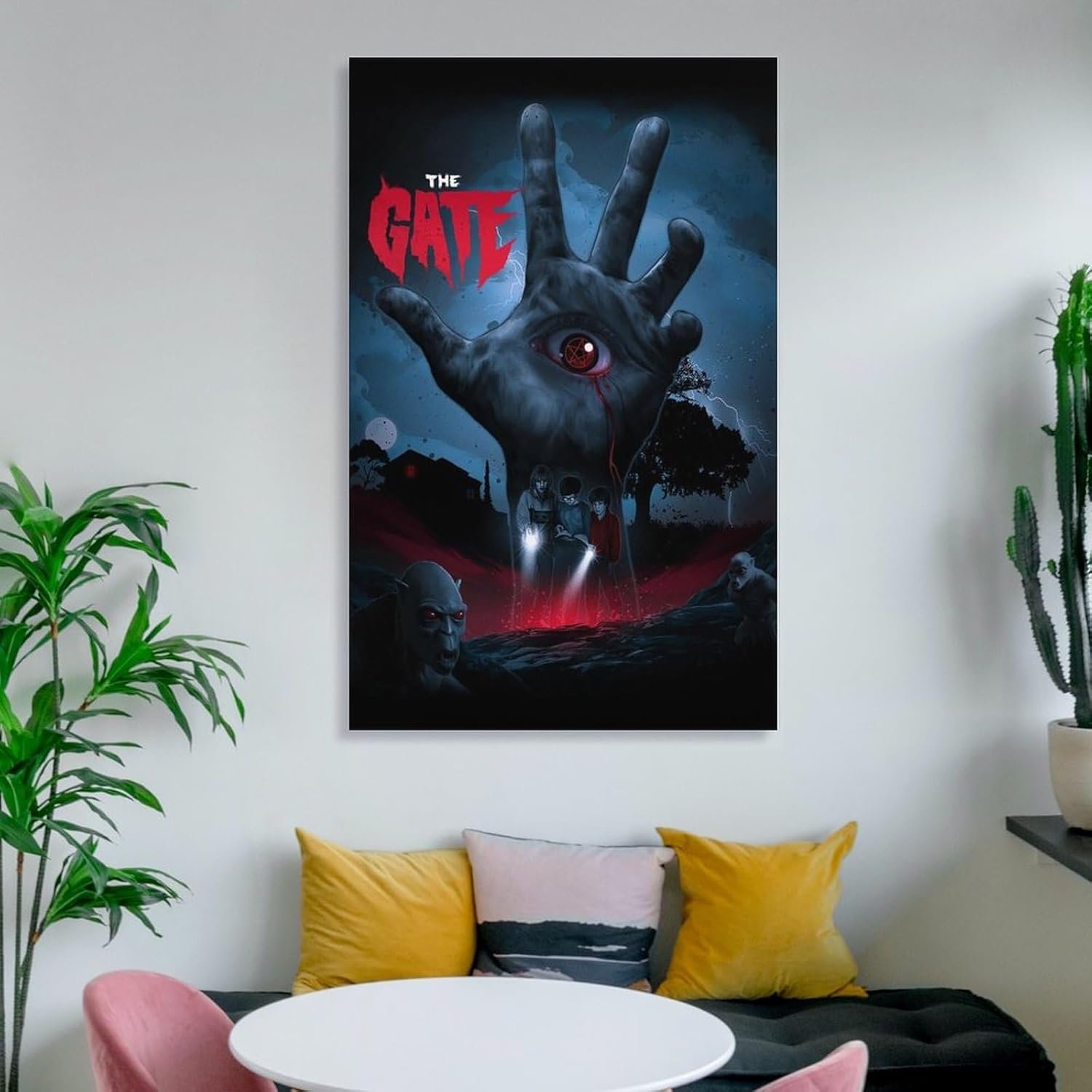 tendayougo Wall Posters The Gate Horror Movie Posterss Canvas Art Poster And Wall Art Picture Print Modern Family Bedroom Decor Posters 20x30inch(50x75cm)