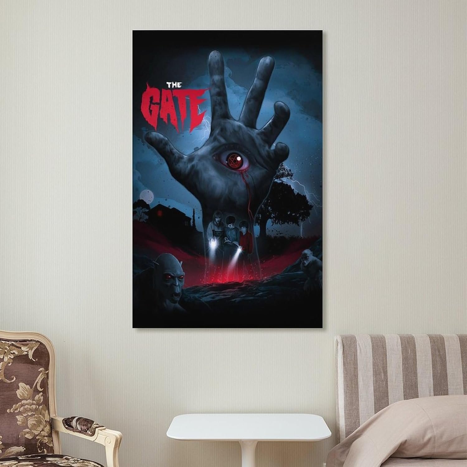tendayougo Wall Posters The Gate Horror Movie Posterss Canvas Art Poster And Wall Art Picture Print Modern Family Bedroom Decor Posters 20x30inch(50x75cm)