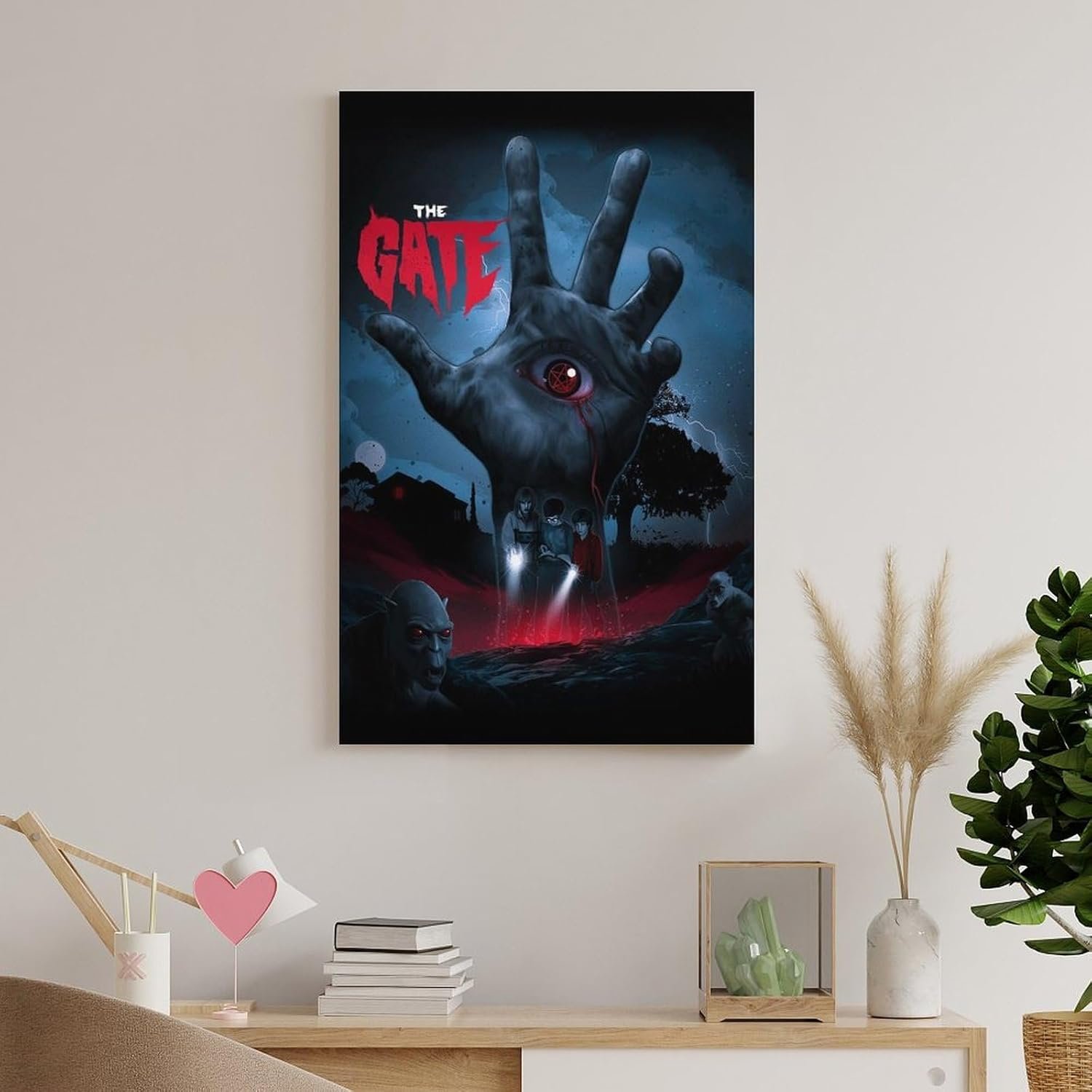 tendayougo Wall Posters The Gate Horror Movie Posterss Canvas Art Poster And Wall Art Picture Print Modern Family Bedroom Decor Posters 20x30inch(50x75cm)