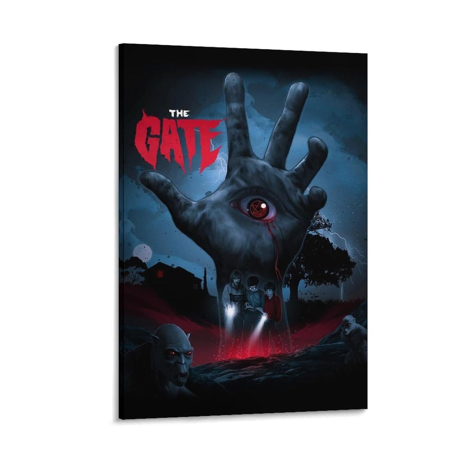 tendayougo Wall Posters The Gate Horror Movie Posterss Canvas Art Poster And Wall Art Picture Print Modern Family Bedroom Decor Posters 20x30inch(50x75cm)