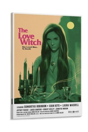 tendayougo Wall Posters The Love Witch Movie Posterss Poster Decorative Painting Canvas Wall Art Living Room Posters Bedroom Painting 20x30inch(50x75cm)