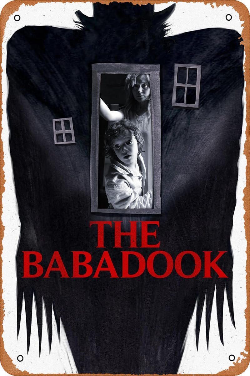 The Babadook movie Poster Metal Sign Vintage Tin Sign Bar Office Home Wall Decor 8X12 inch