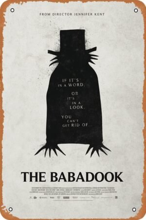 The Babadook Movie Poster,Metal Tin Sign Vintage Style Wall Plaque Decoration 8x12 inch