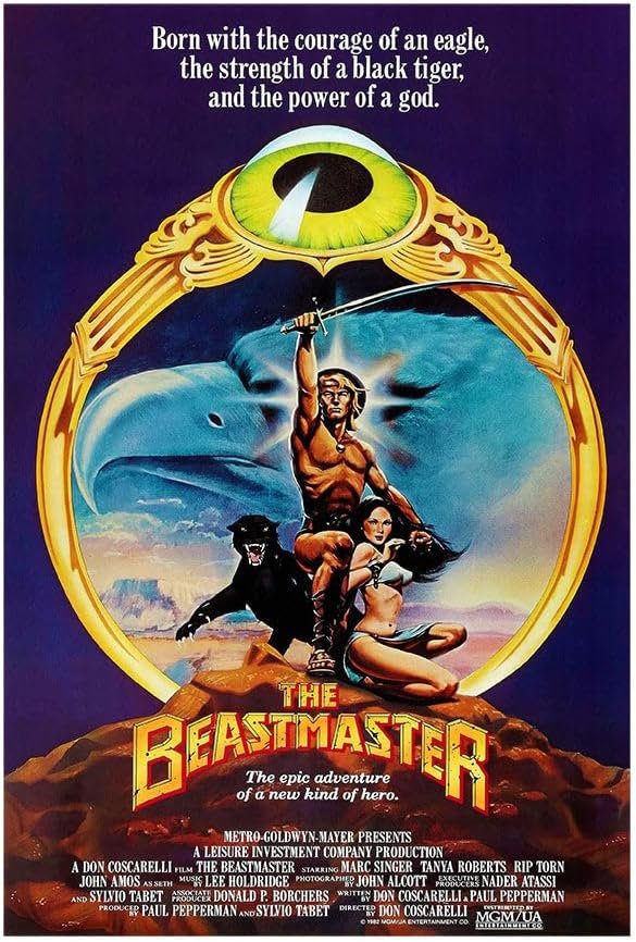 The Beastmaster - 1982 - US - Movie Poster-24 x 36 Inches