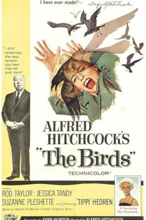 The Birds - Alfred Hitchcock - Classic Horror Movie Poster-8 x 12 Inches (US/CAN only)