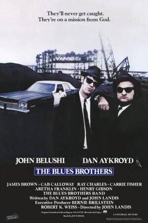 The Blues Brothers - Movie Poster (Regular Style - Aykroyd & Belushi) (24 X 36")