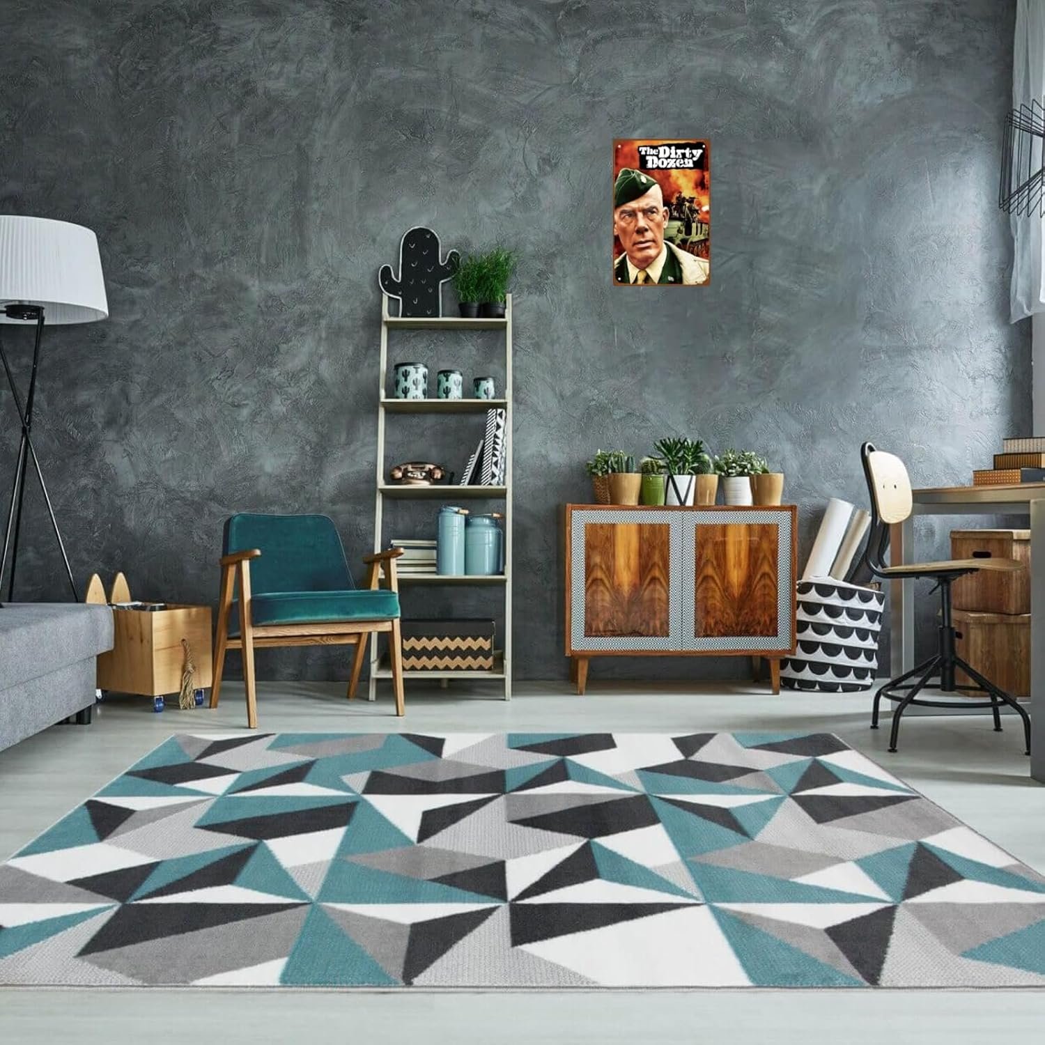 The Dirty Dozen Films Vintage Metal Wall Tin Sign Action War Films Man Cave Decor Retro Gift Vintage Decorations Adventure Movies 8"x12"