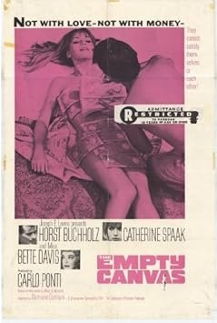 The Empty Canvas Poster Movie 11x17 Horst Buchholz Catherine Spaak Bette Davis