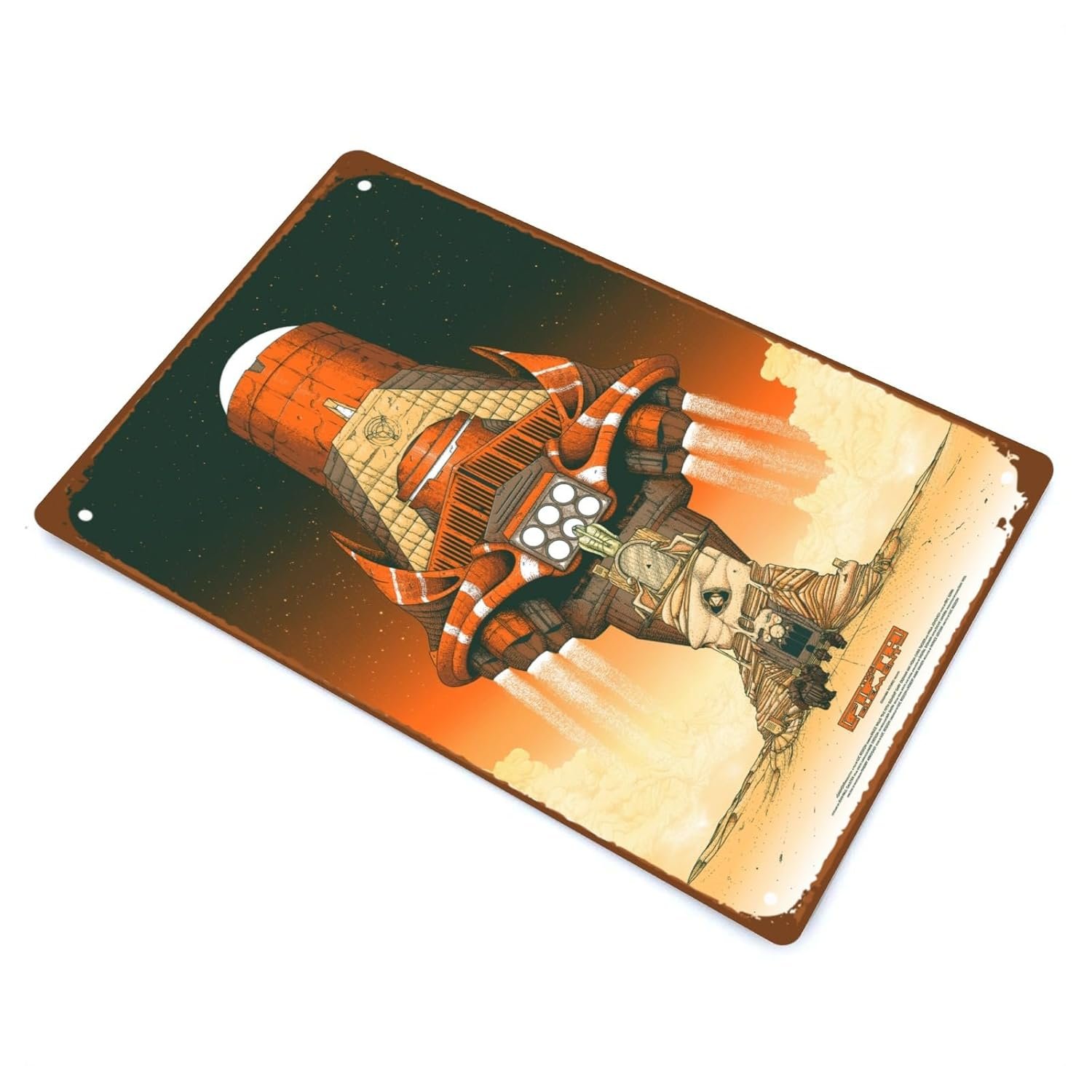 The Fifth Elements Movie Modern Metal Wall Tin Sign Science Fiction Film Man Cave Decor Retro Gift Vintage Decorations Classic Action Movies 8"x12"