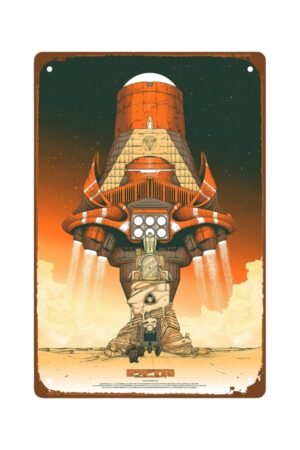 The Fifth Elements Movie Modern Metal Wall Tin Sign Science Fiction Film Man Cave Decor Retro Gift Vintage Decorations Classic Action Movies 8"x12"