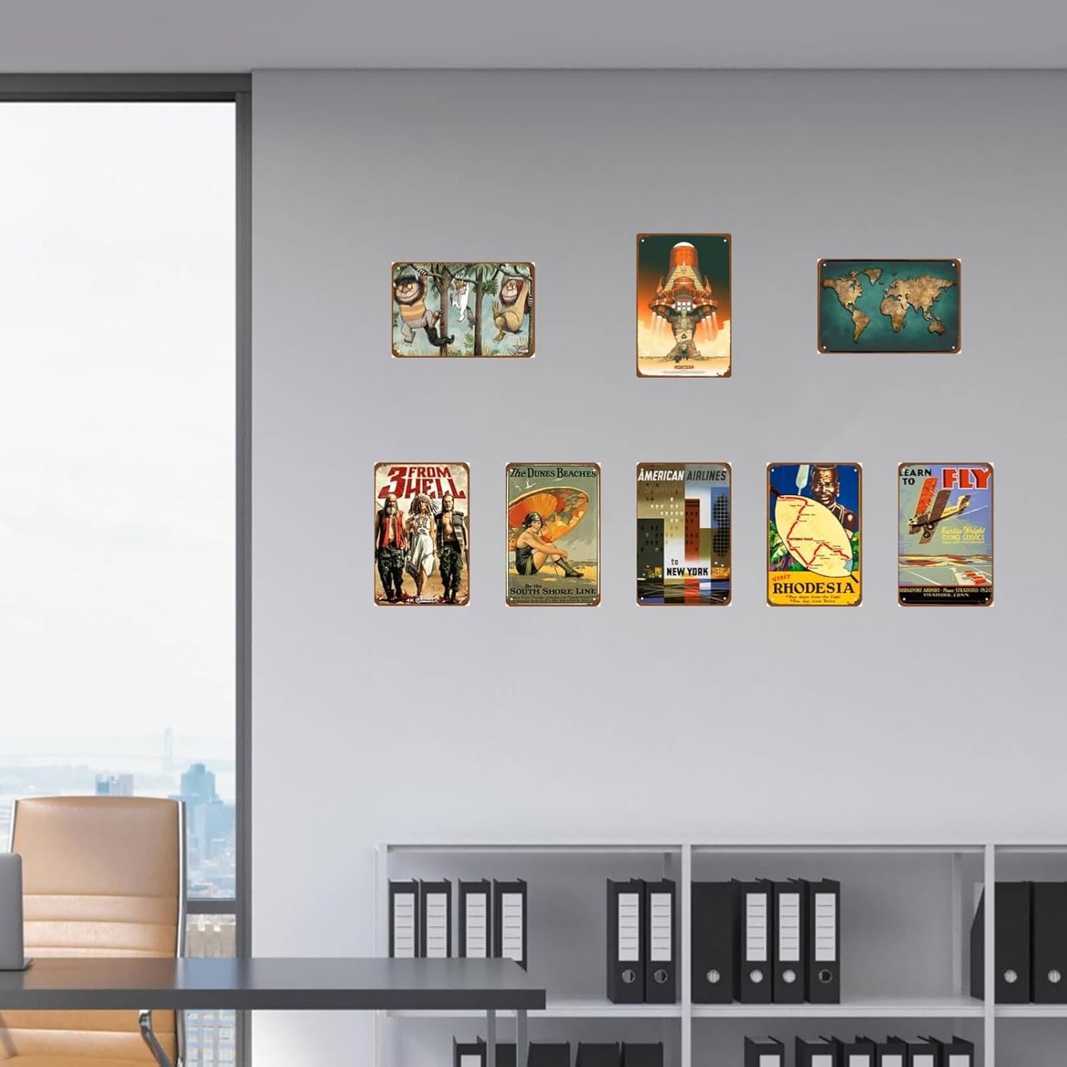 The Fifth Elements Movie Modern Metal Wall Tin Sign Science Fiction Film Man Cave Decor Retro Gift Vintage Decorations Classic Action Movies 8"x12"