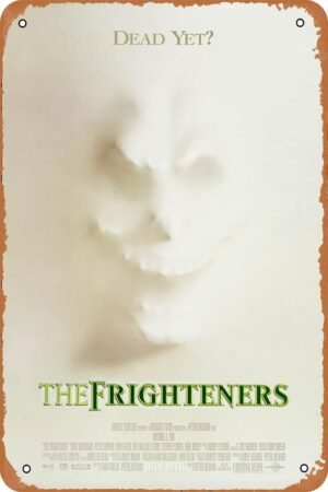 The Frighteners Horror Movie Poster Tin Sign Vintage Metal Sign Retro Wall Decor 12x8 Inches