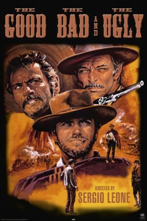 The Good, The Bad And The Ugly - Movie Poster (Regular Style - Clint Eastwood)