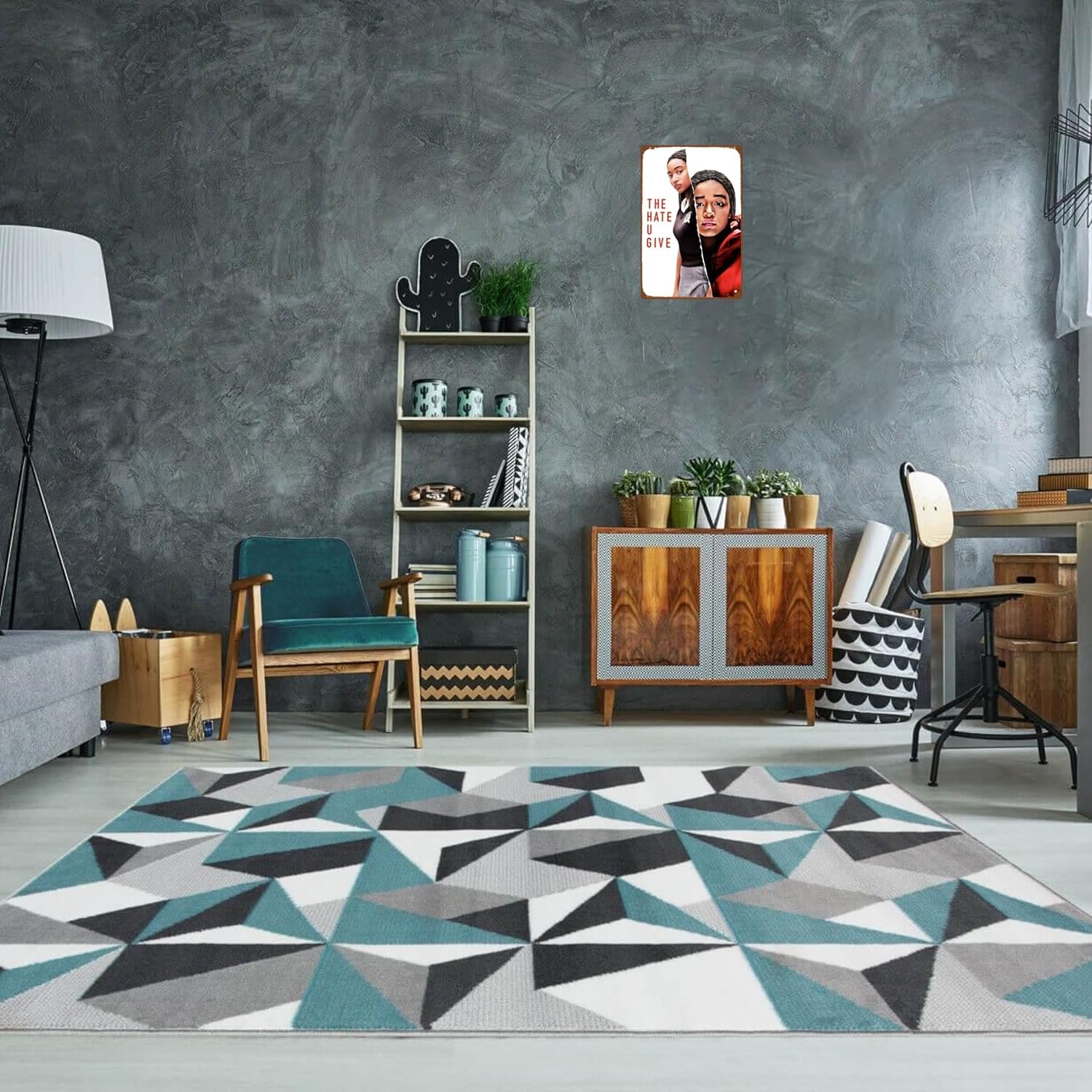 The Hate U Give Movie Metal Wall Tin Sign Plot Crime Movies Casual Retro Gift Man Cave Decor Vintage Decorations Action Movies 8"x12"