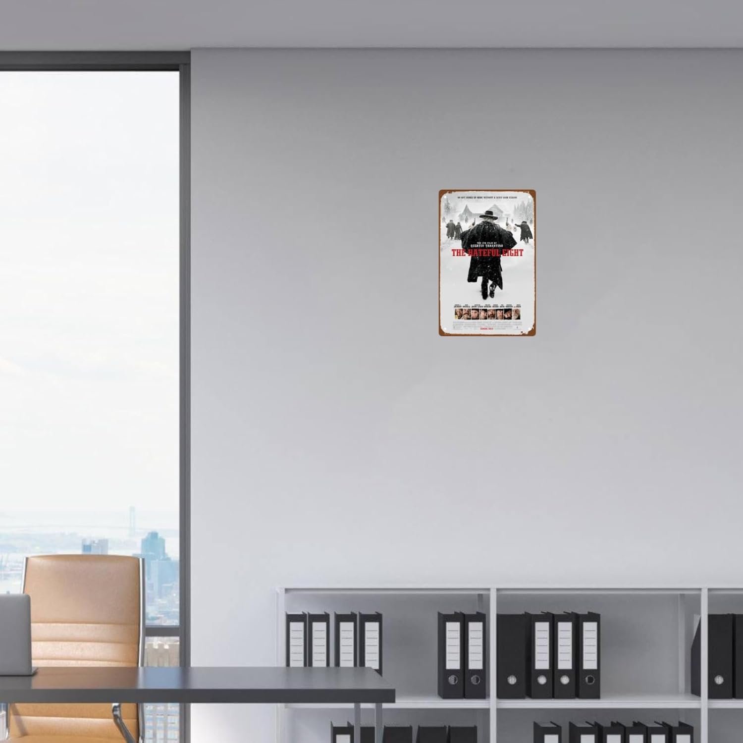 The Hateful Eight Movie Metal Wall Tin Sign Retro Film Poster Retro Gift Man Cave Decor Vintage Decorations 8"x12"