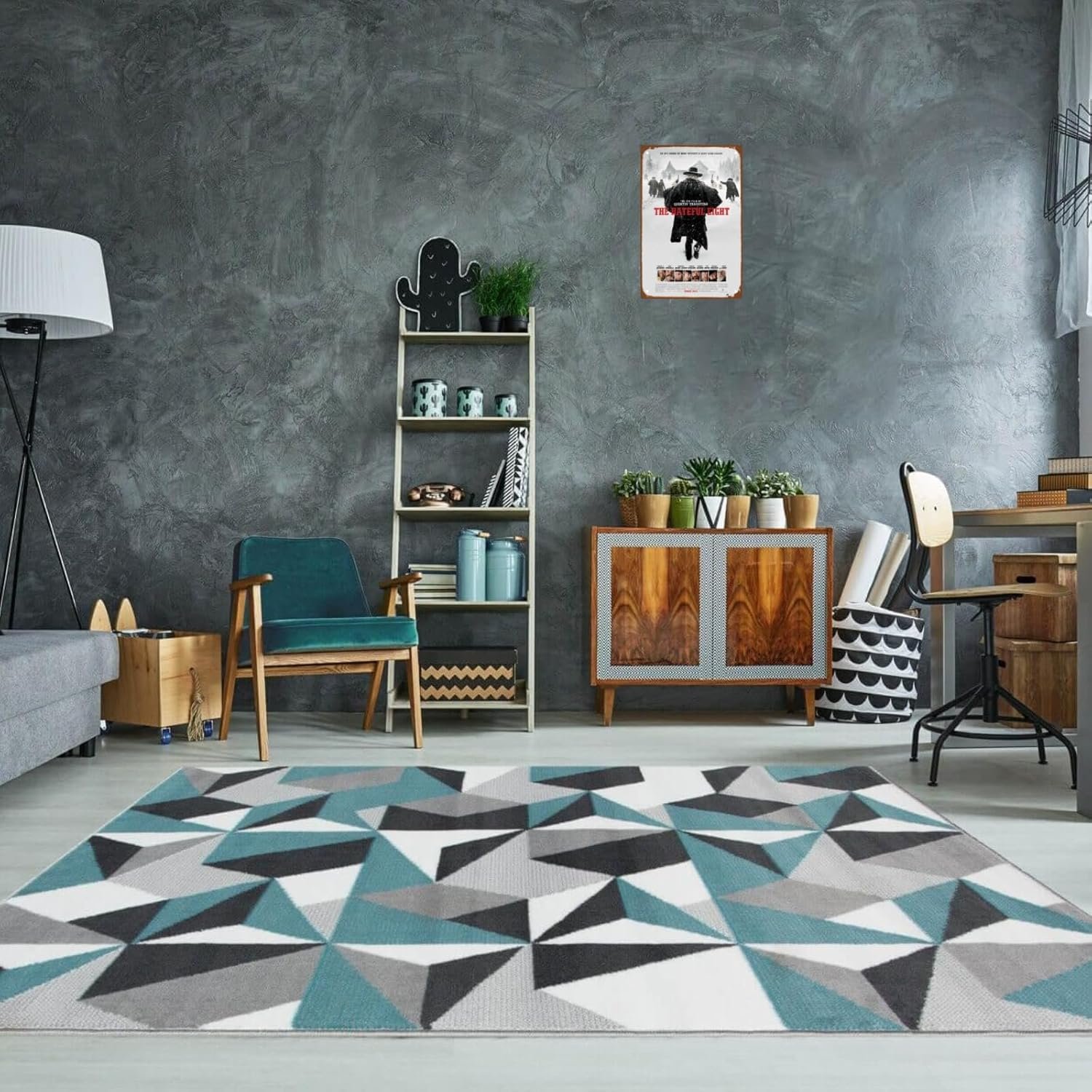 The Hateful Eight Movie Metal Wall Tin Sign Retro Film Poster Retro Gift Man Cave Decor Vintage Decorations 8"x12"